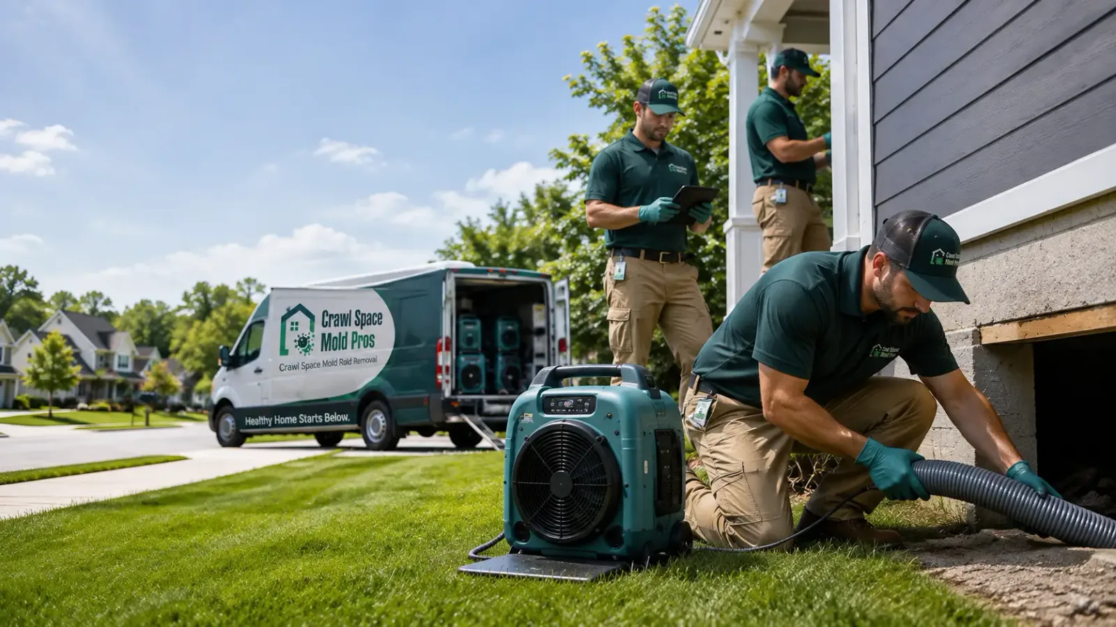 Crawl Space Mold Removal in South Prairie, WA